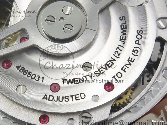 MIROTIME 0412 Casual Portuguese Chrono IW3716 Z+F 1:1 Best Edition White Dial on Blue Rubber Strap A 7016